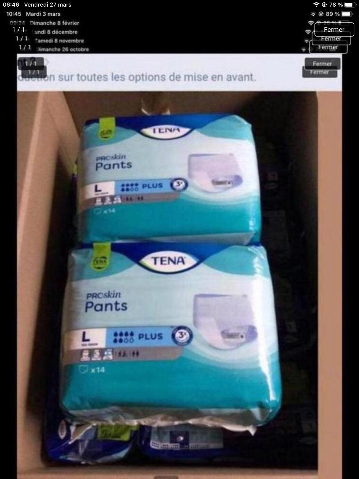 TENA PANTS, Comme neuf