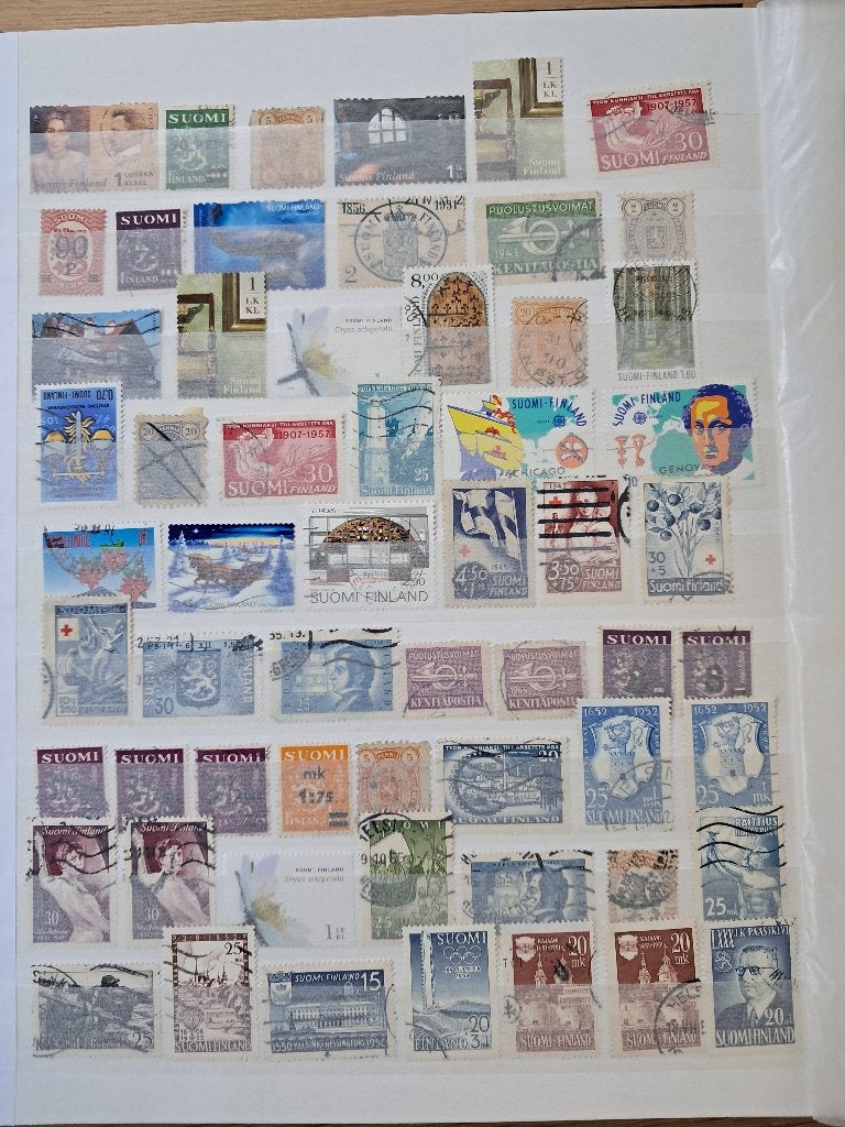 lot postzegels Finland, Enlèvement ou Envoi, Finlande