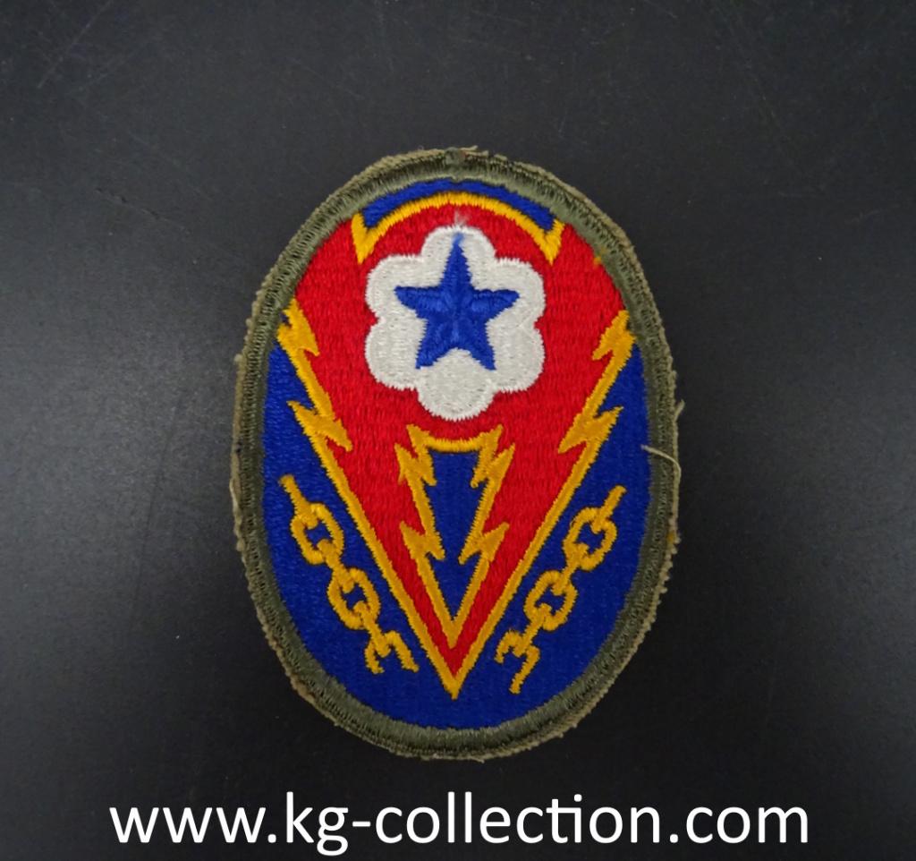 US E.T.O. Advanced Base patch WW2, Verzamelen, Ophalen of Verzenden, Landmacht, Embleem of Badge