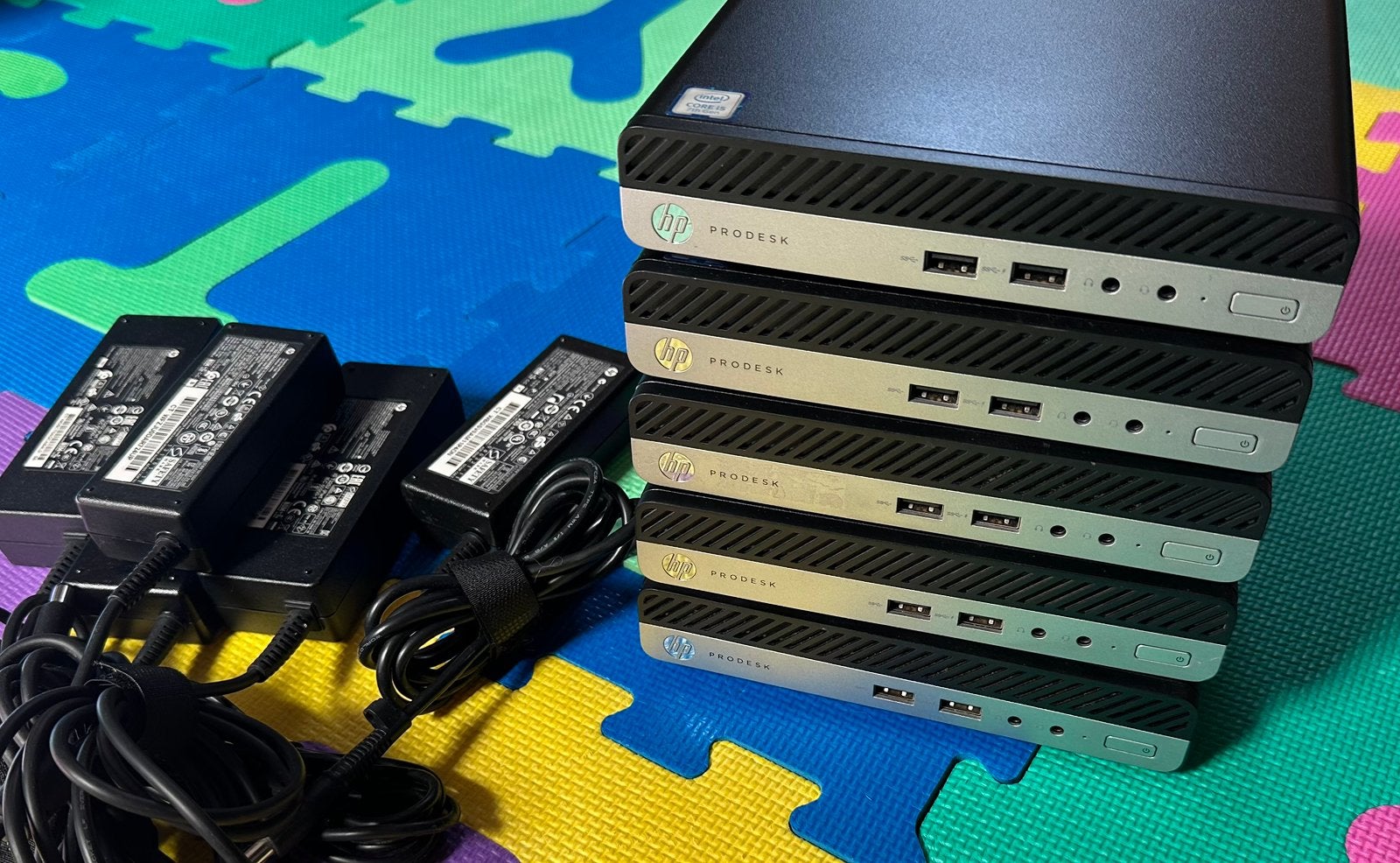 Te koop een hp prodesk 600 G3 pc/ i5-7500T/8gb ddr4/256gb/, Enlèvement, Comme neuf, SSD