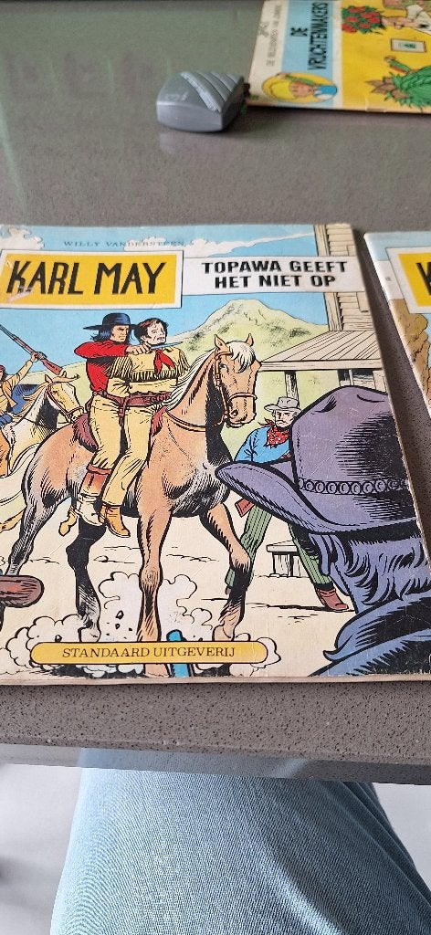 Karl may strip, Boeken, Meerdere stripboeken, Ophalen, Gelezen, Willy Vandersteen