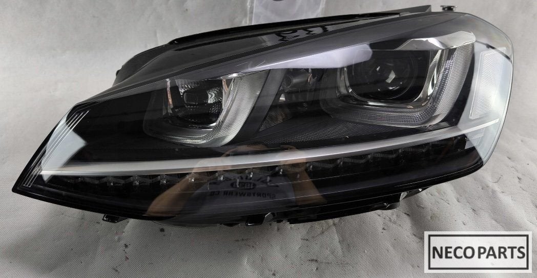 VW GOLF 7 R XENON LED KOPLAMP LINKS ALLES LEVERBAAR !!!, Gebruikt, -, Volkswagen, -