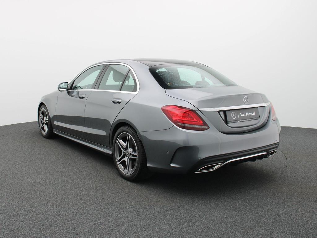 Mercedes-Benz C 200 AMG LINE BERLINE + CARPLAY + PANORAMISCH, Auto's, Mercedes-Benz, Automaat, 4 deurs, 4 cilinders, 1505 kg