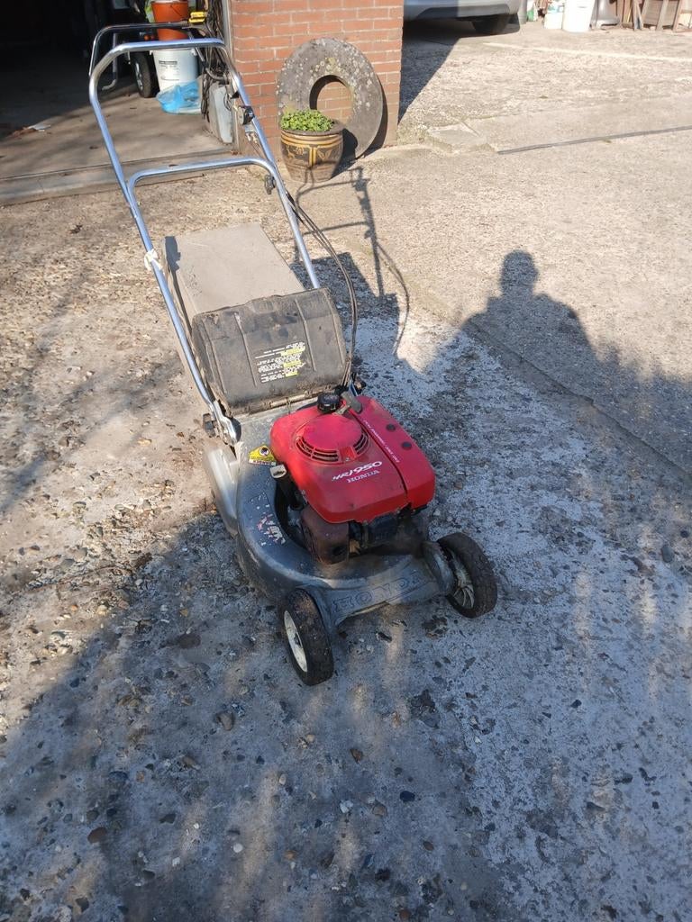 Honda grasmaaier, Ophalen