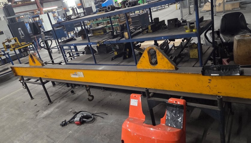 Hijsbalk 5 ton – 5 m – gekeurd (Vinçotte & CE), Doe-het-zelf en Bouw, Lieren en Takels, Ophalen of Verzenden, Gebruikt, Elektrisch