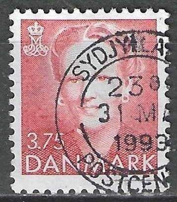 Denemarken 1992 - Yvert 1031 - Koningin Margrethe II (ST), Verzenden, Denemarken, Gestempeld