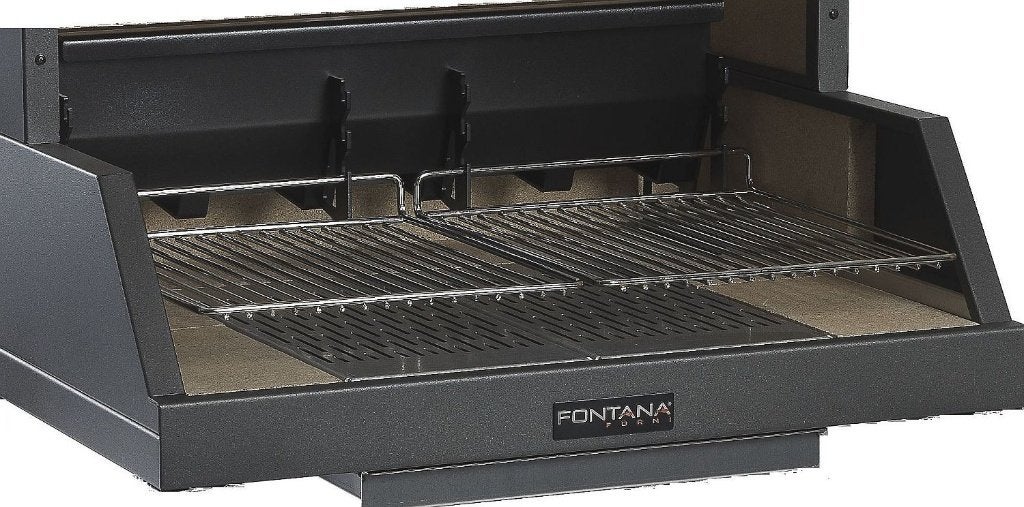 Barbecue FONTANA FORNI EGEO 80 hout Braai, Tuin en Terras, Ophalen, Zo goed als nieuw, Fontana