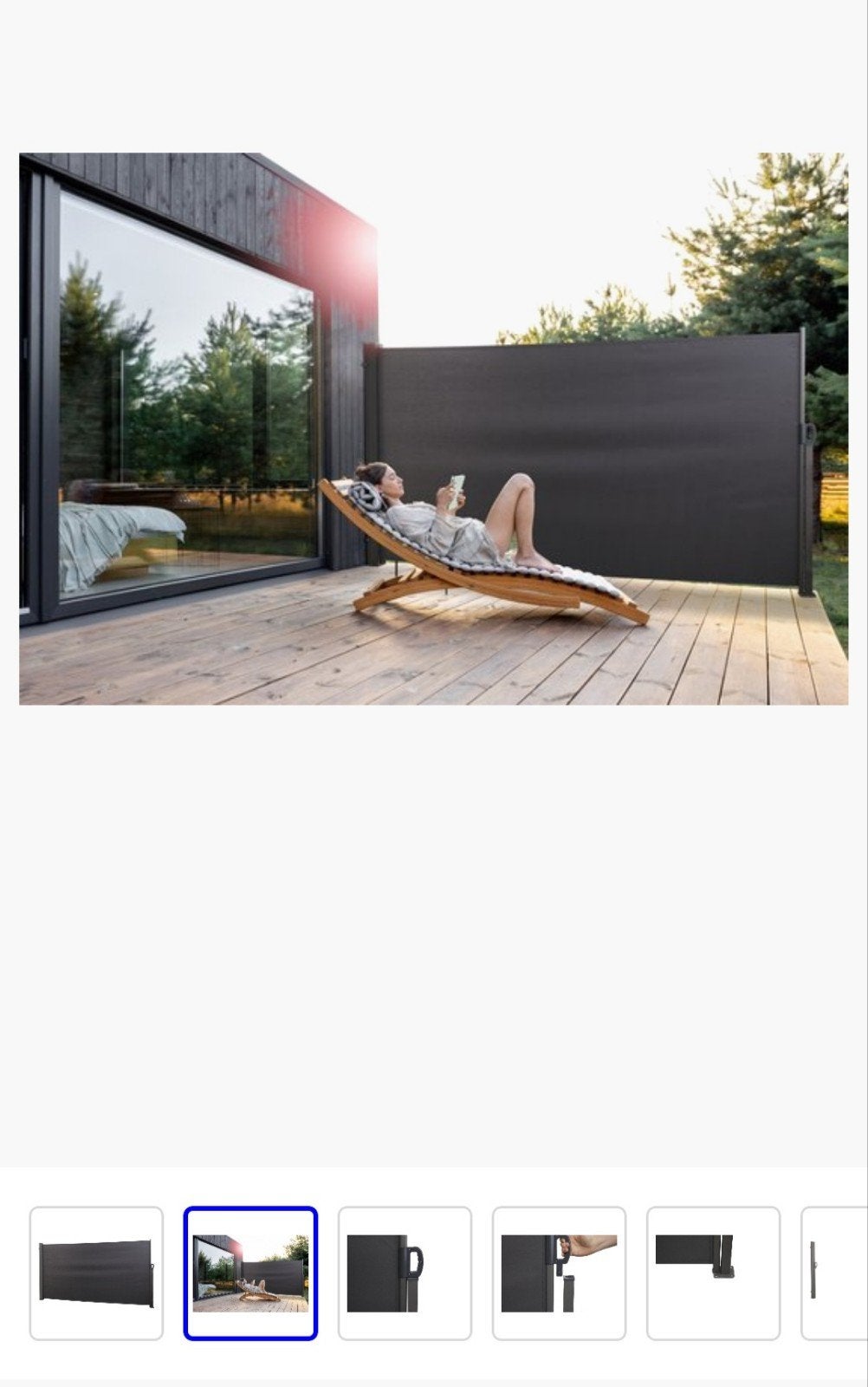 Pare-brise rétractable, neuf dans sa boîte, Jardin & Terrasse, Enlèvement