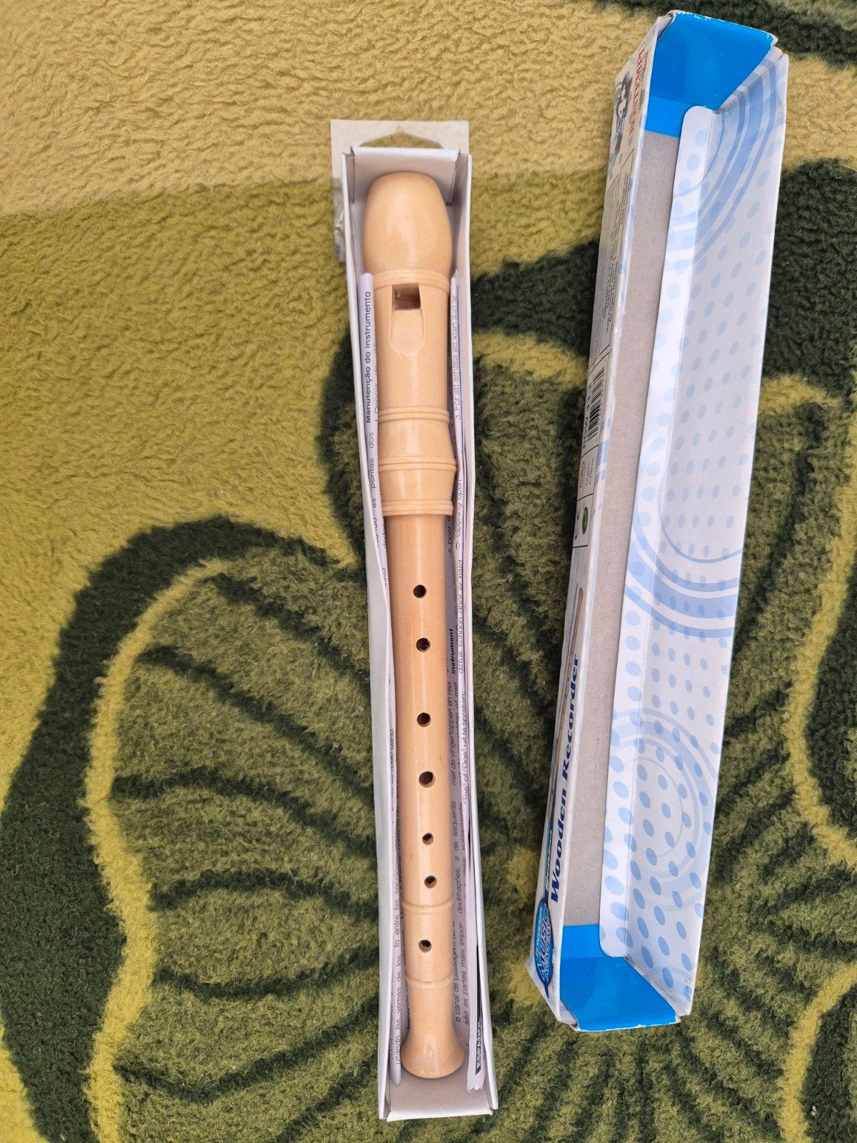 Bontempi wooden recorder blokfluit in nieuwe staat, Muziek en Instrumenten, Ophalen of Verzenden