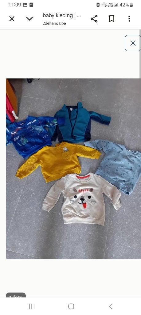 Kinderkledij, Ophalen, Gebruikt