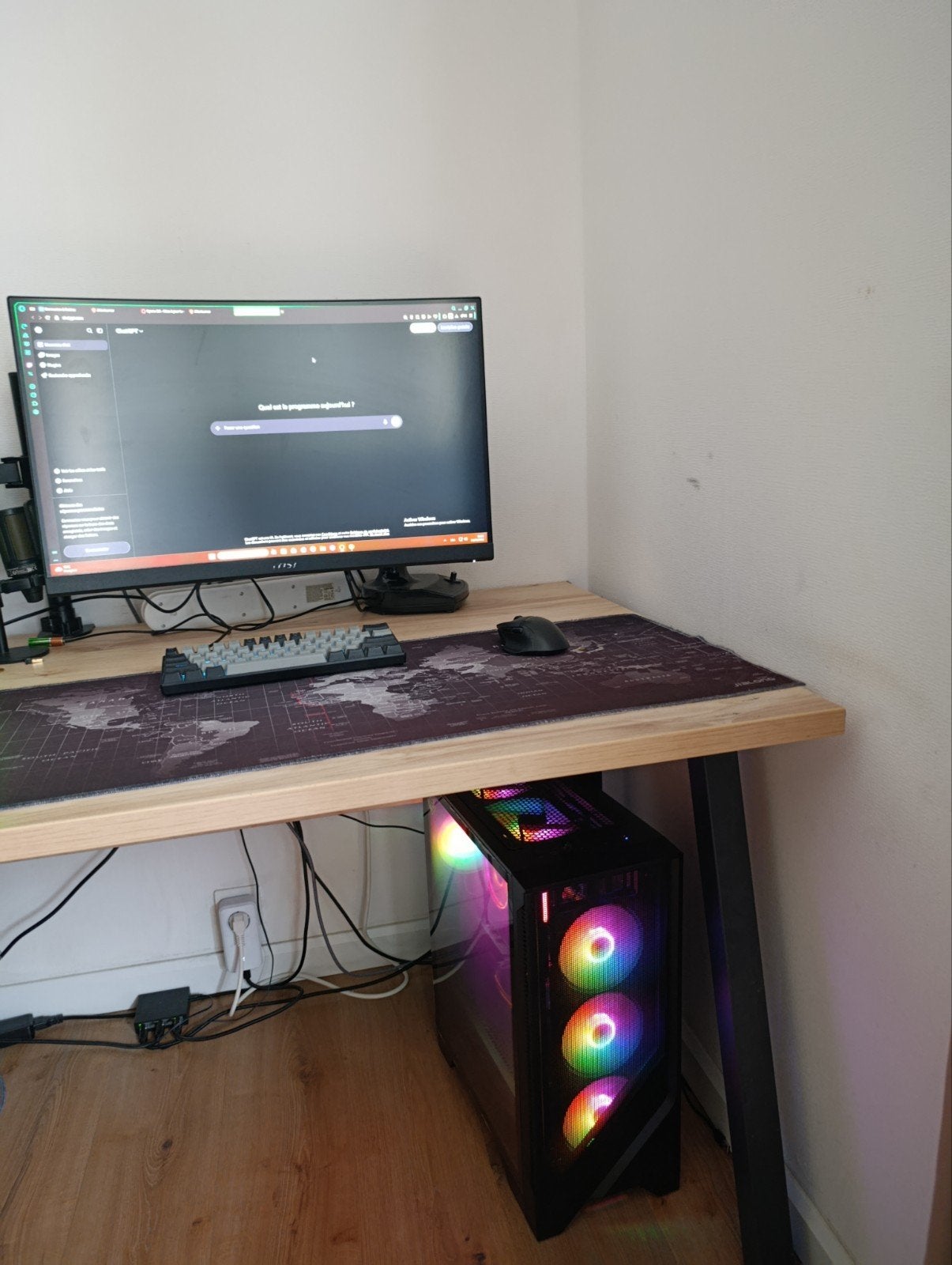 Volledige RGB-gameconfiguratie — Ryzen 7/32 GB RAM/RX 6500 X, Computers en Software, Desktop Pc's, Ophalen, Msi, 32 GB, Nieuw