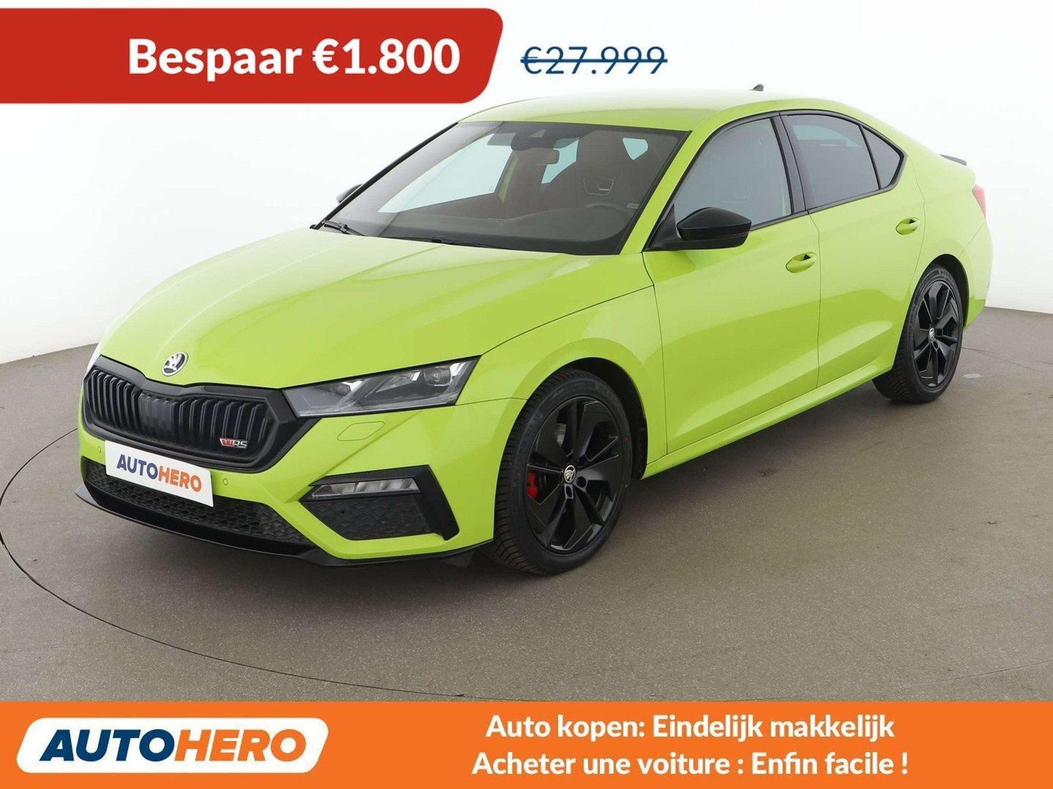 Skoda Octavia 2.0 TDI RS (bj 2023, automaat), Auto's, Gebruikt, 5 deurs, 133 g/km, Te koop