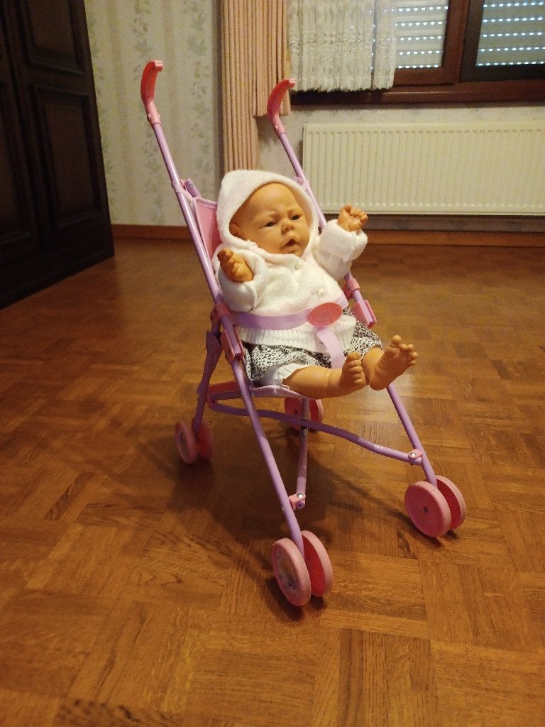 Poppenbuggy, Kinderen en Baby's, Ophalen, Zo goed als nieuw, Babypop