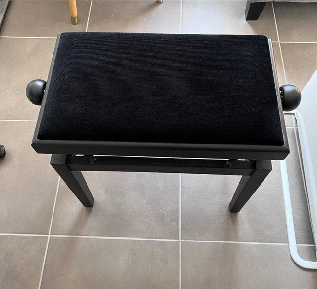 Zwarte pianostoel Perfecte staat, Ophalen, Zo goed als nieuw