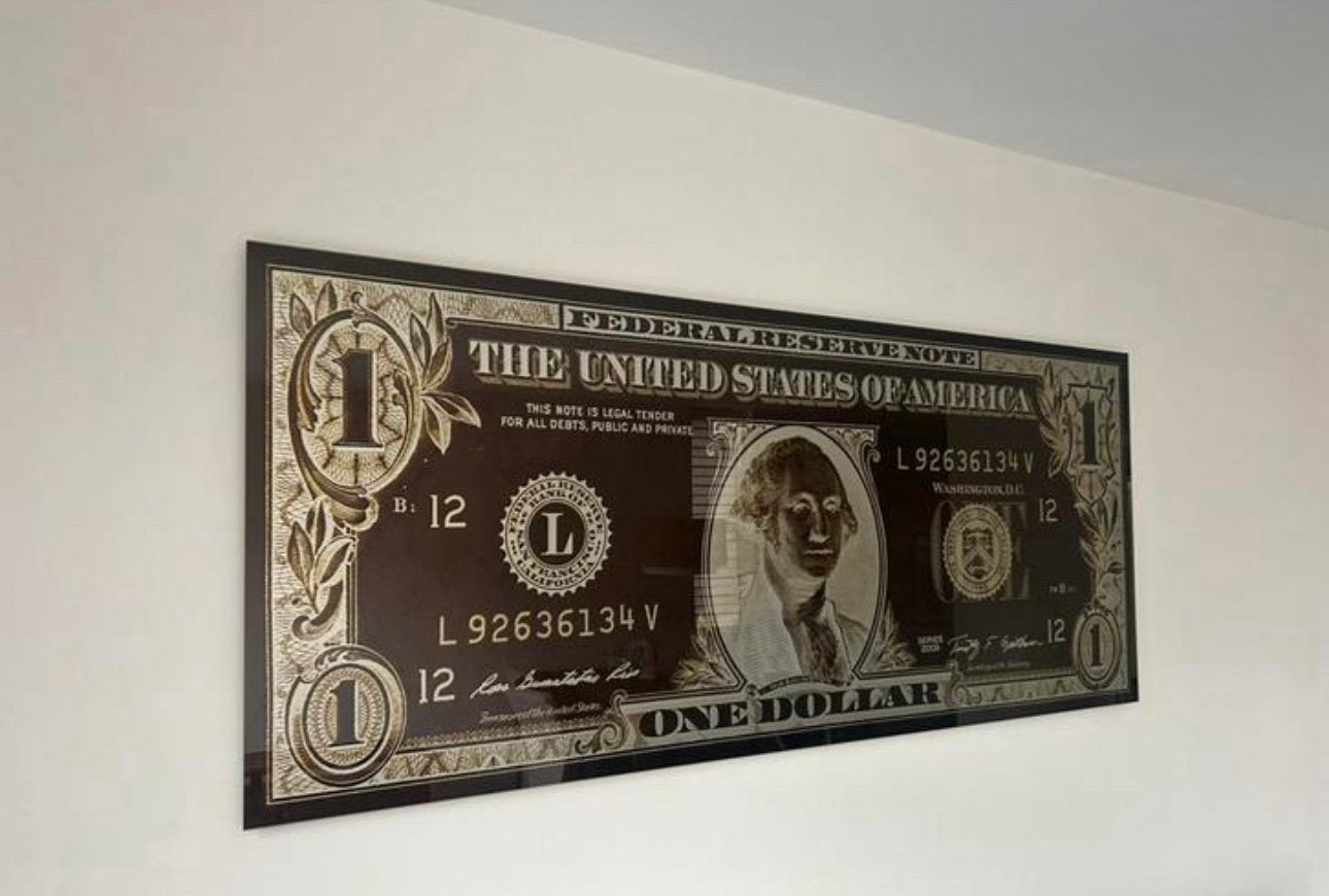 Dollar wanddecoratie van plexiglas – 180  75 cm, Huis en Inrichting, Ophalen