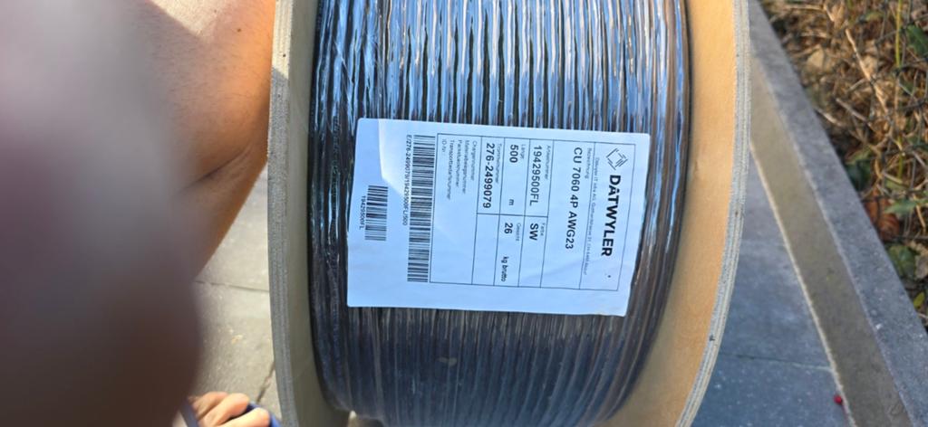 Datwyler Cat6a S/FTP CU AWG23 Professionele Netwerkkabel, Enlèvement ou Envoi