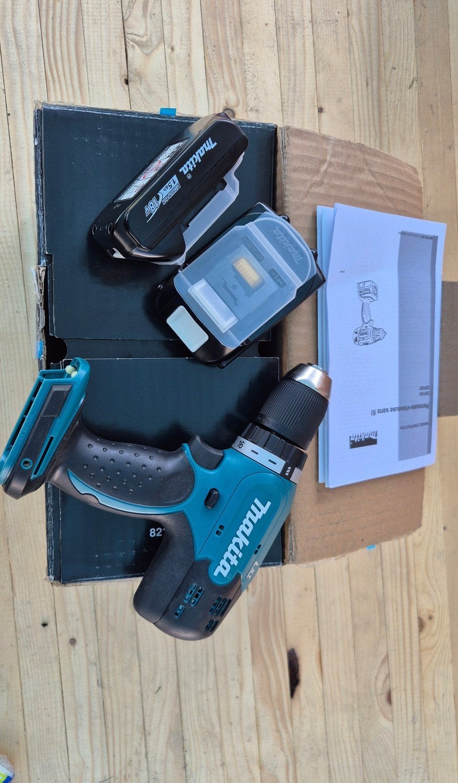 Makita DDF453SYX4 Accu Schroefboormachine 18V 2x1.5Ah, Ophalen