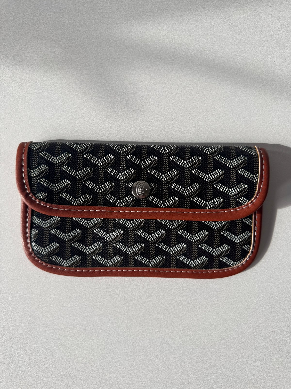 Goyard tasje/portemonnee, Handtassen en Accessoires, Portemonnees, Ophalen of Verzenden, Zo goed als nieuw, Bruin, Overige merken