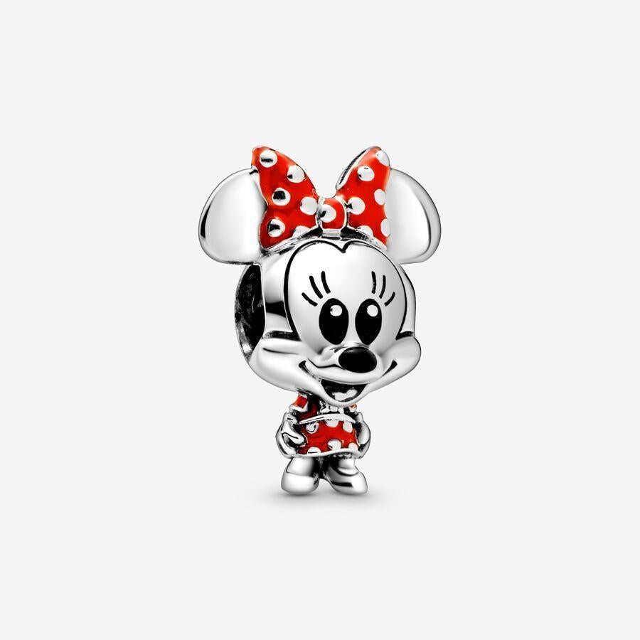 Pandora Nieuwe Disney bedel Minnie Mouse sterling, Pandora, Nieuw, Ophalen of Verzenden, 1 bedel