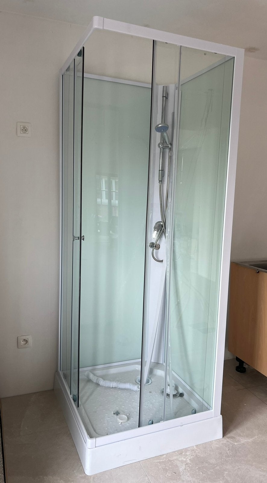 Cabine de douche 80 x 80 cm - Jamais utilisé !, Ophalen, Nieuw, Met douche
