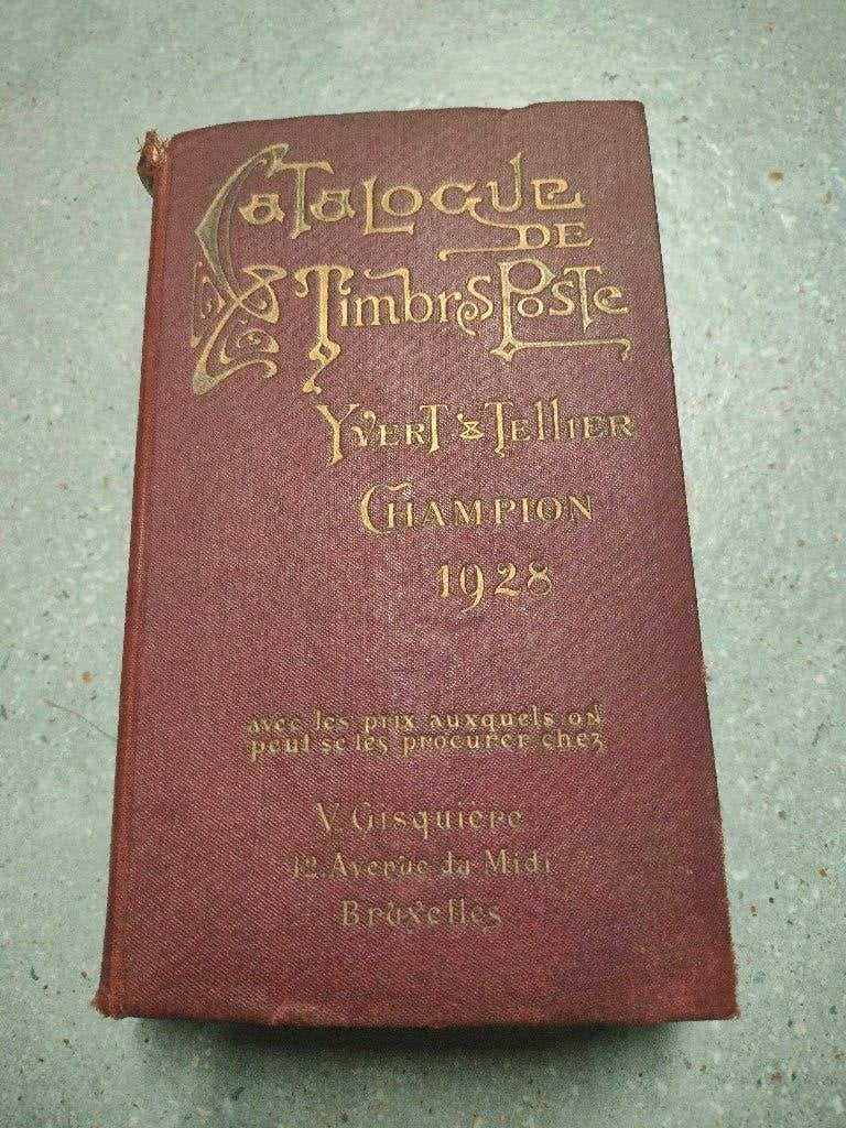 Catalogue des timbres Poste Yvert et Tellier Champion 1928, Enlèvement ou Envoi, Catalogue