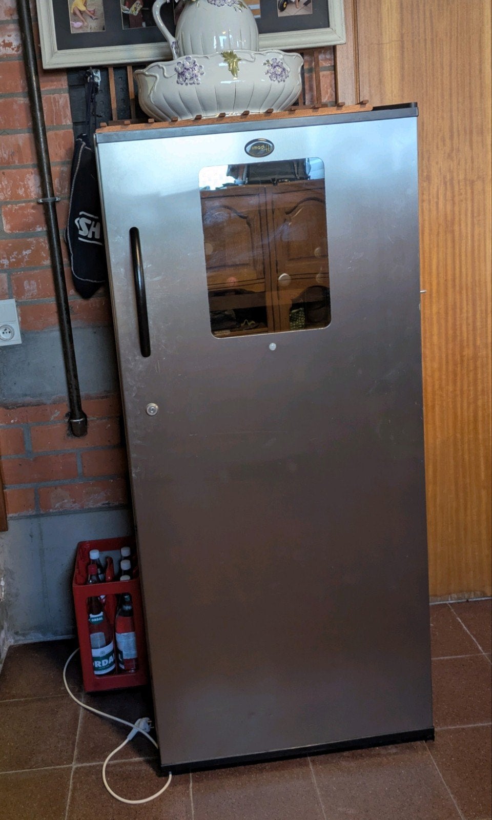 Wijn koelkast, Elektronische apparatuur, Koelkasten en IJskasten, Ophalen, Gebruikt, Zonder vriesvak