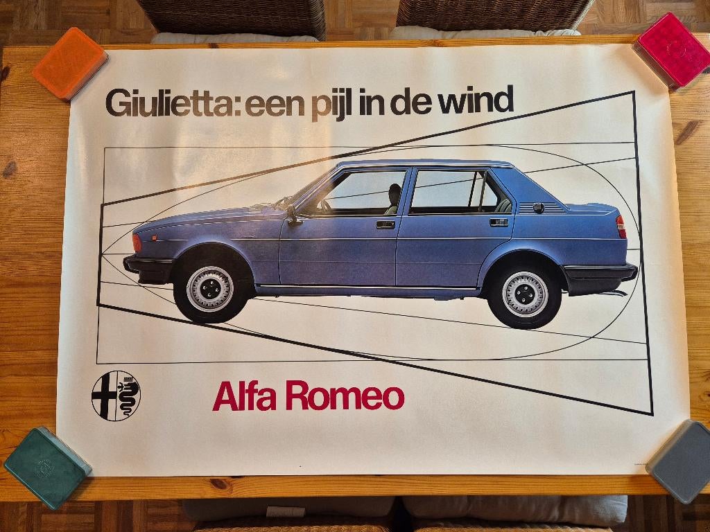 Dealerposter Alfa Romeo Giuletta, Ophalen, Alfa Romeo