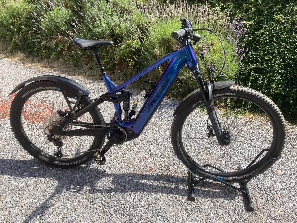 eMTB fully Stevens E-Inception AM 7.7.2  7/22 – 5700 km, Autres marques, Moins de 47 cm, 50 km par batterie ou plus, Enlèvement