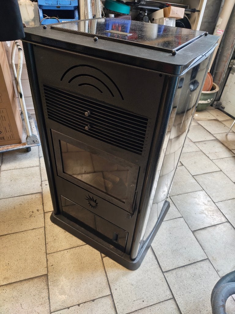 PELLET KACHEL CS THERMOS STILE, Huis en Inrichting, Kachels, Ophalen, Gebruikt, Vrijstaand