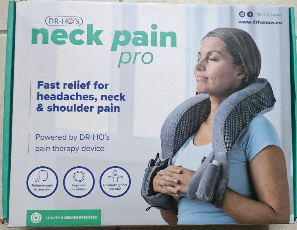 DR-HO’S Neck Pain Pro – TENS/EMS nekmassage & pijntherapie, Sport en Fitness, Ophalen, Zo goed als nieuw
