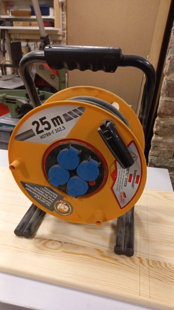 rallonge électrique 25m Brennenstuhl PRO 3G2.5, Ophalen, Zo goed als nieuw, Brennenstuhl, Kabel of Snoer