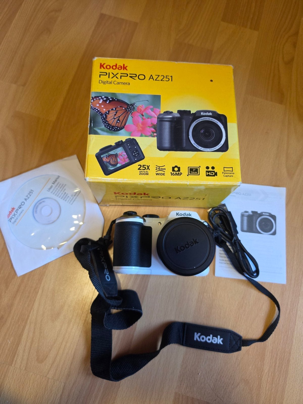 Appareil photo Bridge Kodak Pixpro AZ251 – Pack Complet d'or, Audio, Tv en Foto, Ophalen of Verzenden, Kodak, Camera