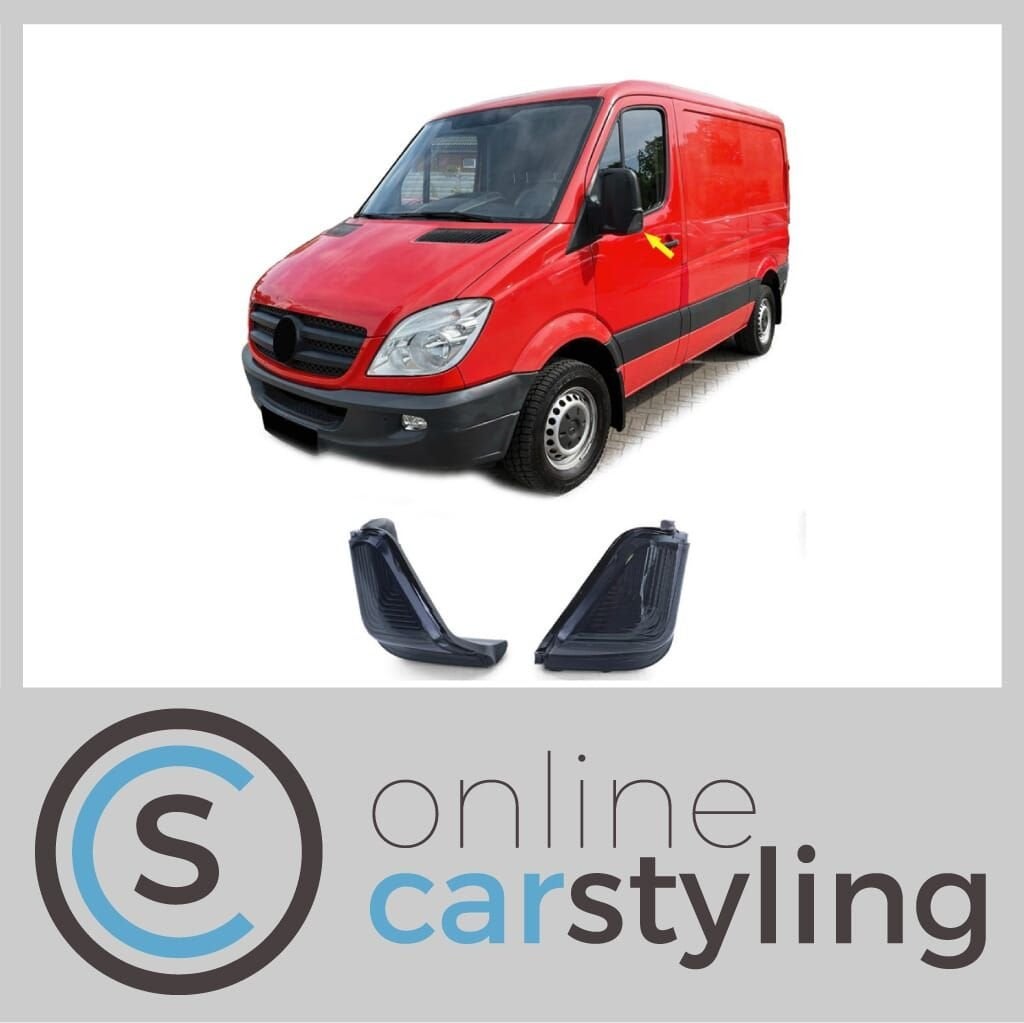 Zwarte zijknipperlichten deurspiegels Mercedes Sprinter W906, Neuf, -, -, Enlèvement ou Envoi