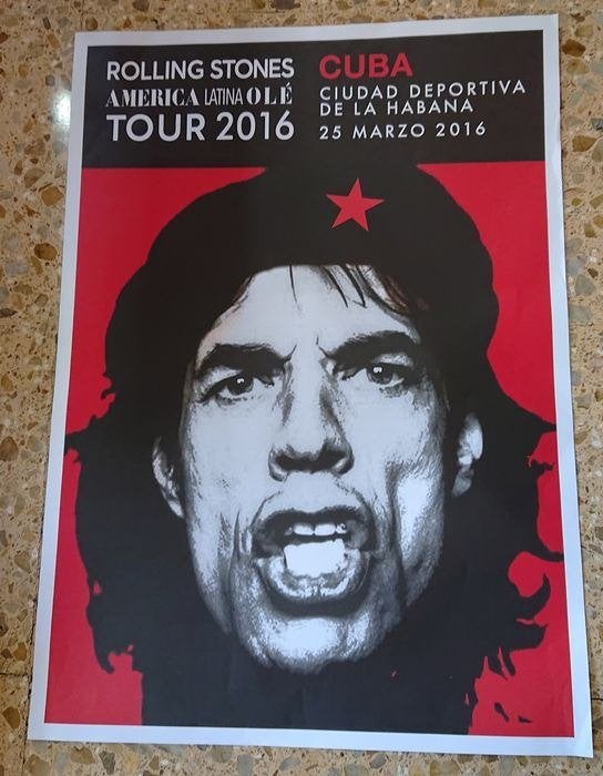 Poster Mick Jagger, Verzamelen, Posters, Ophalen of Verzenden, Zo goed als nieuw, Rechthoekig Staand, Muziek