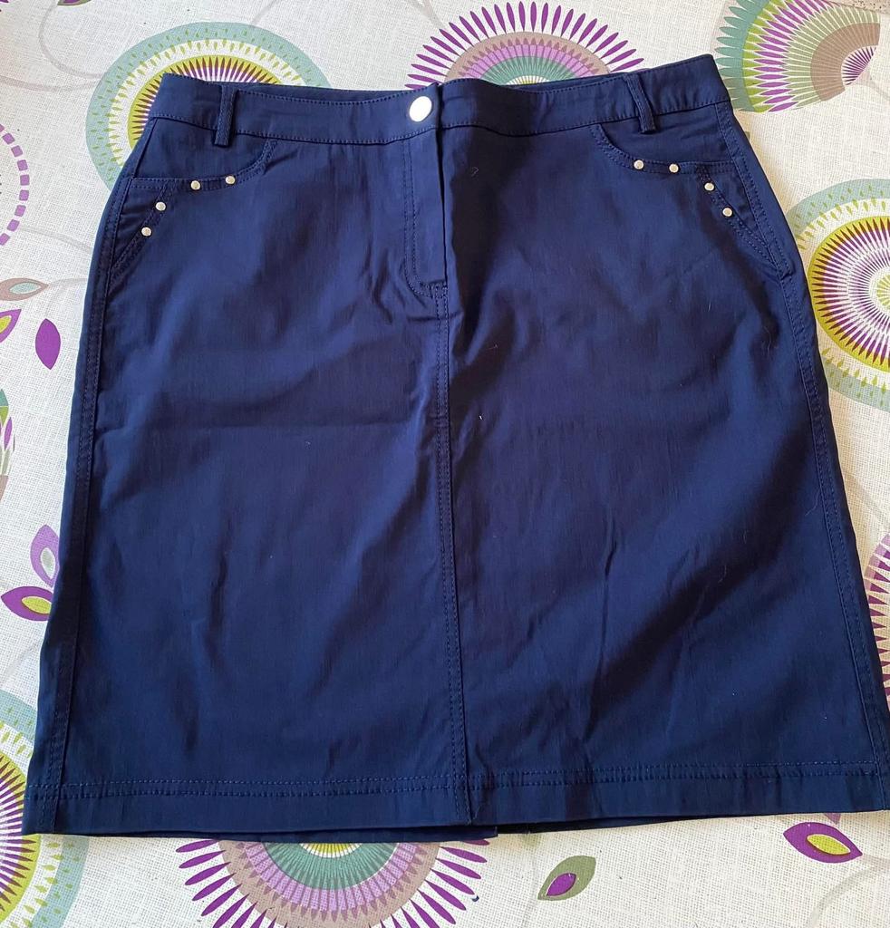 Blauwe rok — maat 44 (geen label), Kleding | Dames, Rokken, Ophalen of Verzenden, Zo goed als nieuw, Blauw