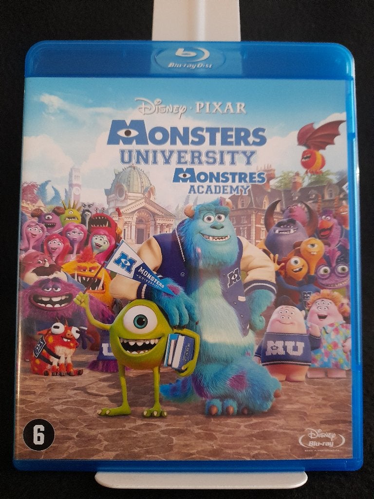 Pixar Blu-ray : « Monsters University », CD & DVD, Enlèvement ou Envoi, Dessins animés et Film d'animation, Néerlandais, Comme neuf