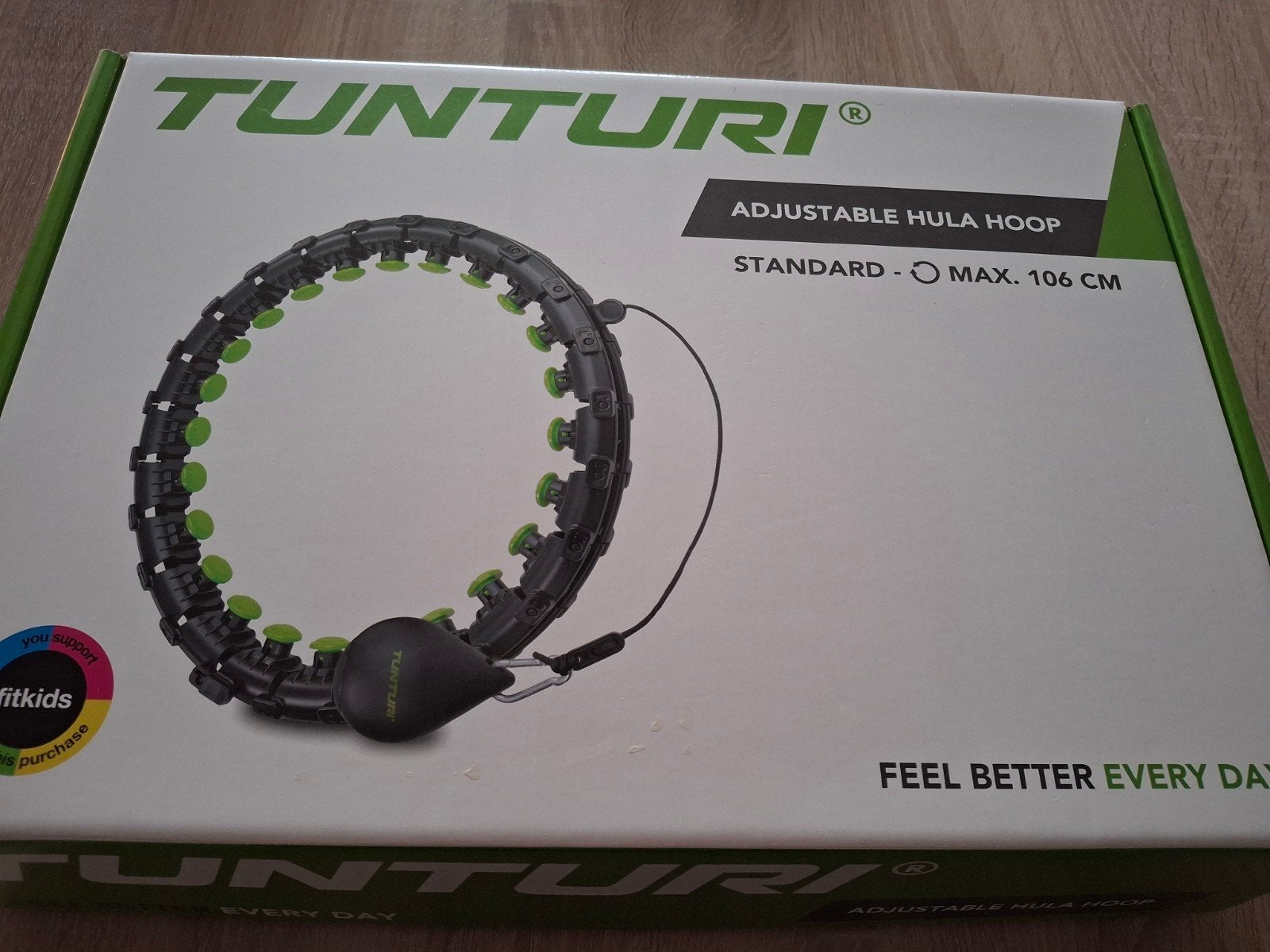tunturi hoelahoep, Sport en Fitness, Hoelahoeps, Ophalen, Met gewicht, Hoelahoep