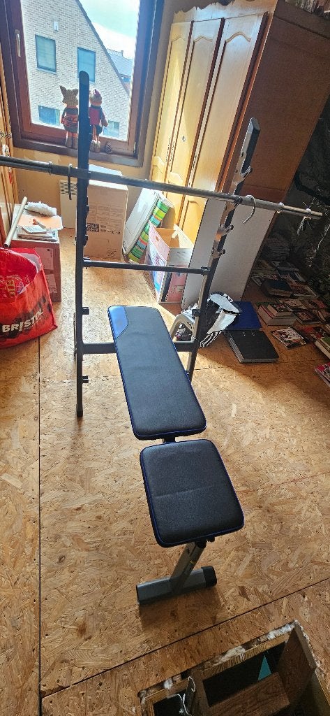 Equipement musculation, Sports & Fitness, Enlèvement, Comme neuf, Banc d'exercice