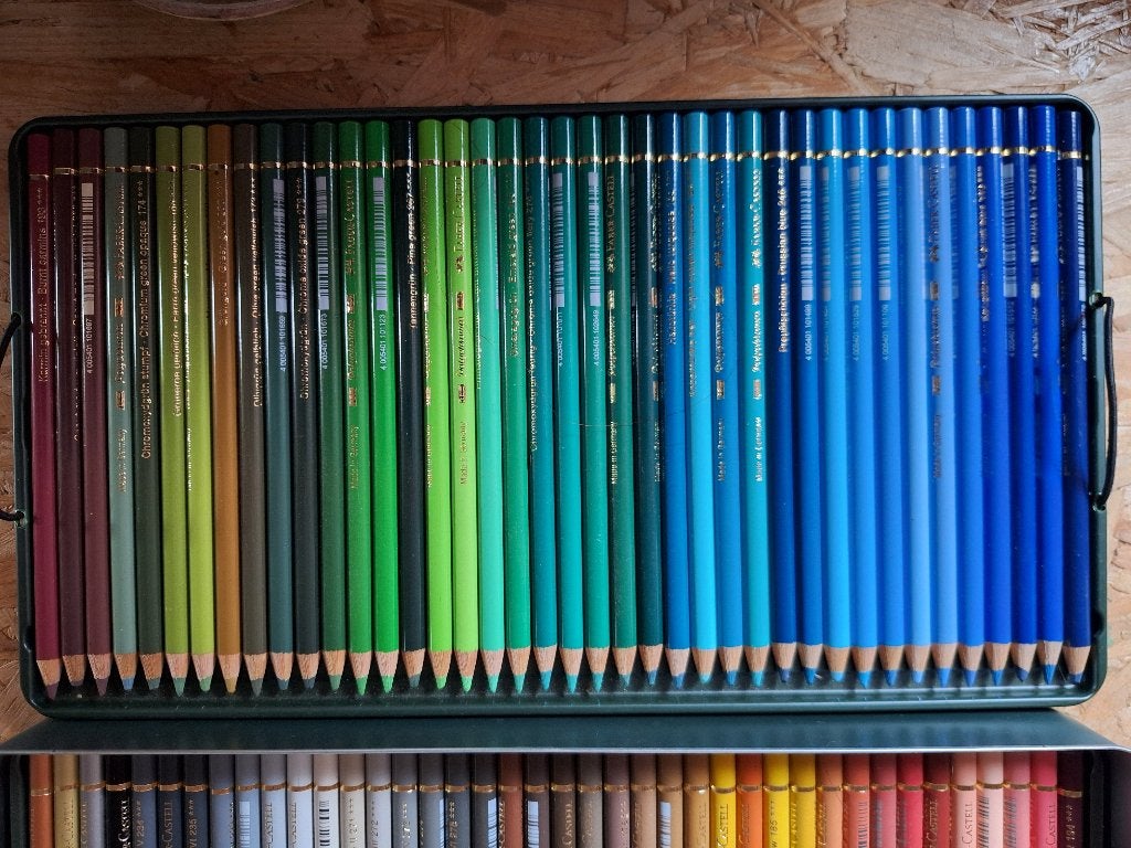 120 crayons Polychromos Faber Castell, Hobby & Loisirs créatifs, Enlèvement, Utilisé, Crayon ou Feutre