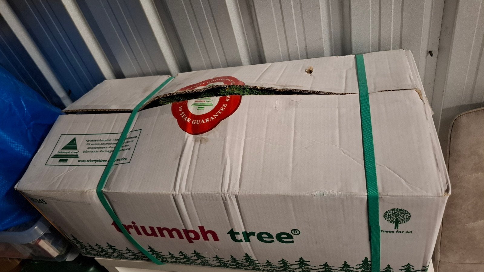 Nep kerstboom 185cm hoog, Enlèvement, Comme neuf
