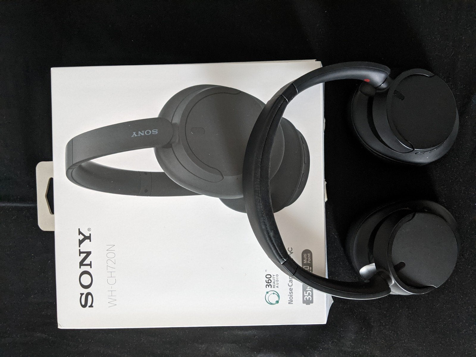 Sony WH-CH720N, Ophalen, Zwart, Sony, Draadloos