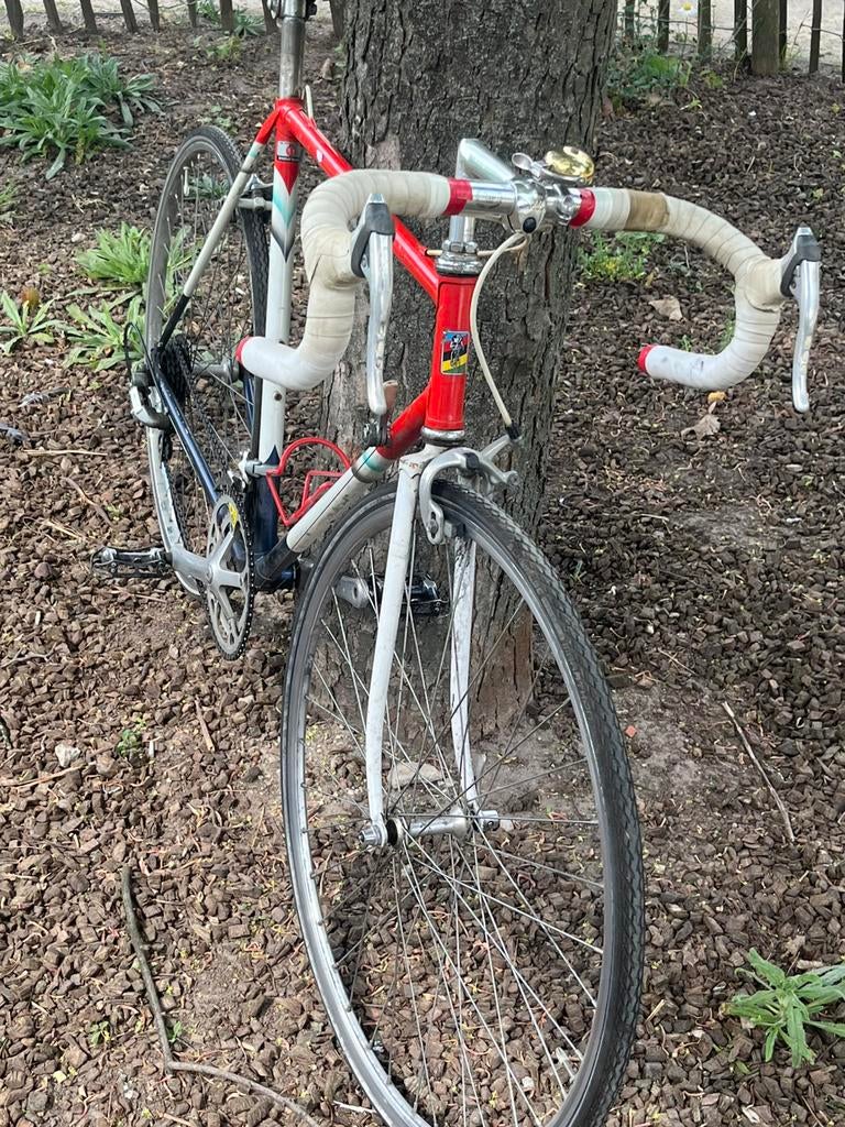 Vintage koersfiets maat 58, Fietsen en Brommers, 55 tot 59 cm, Ophalen, Velgrem, Jaren '60 of nieuwer