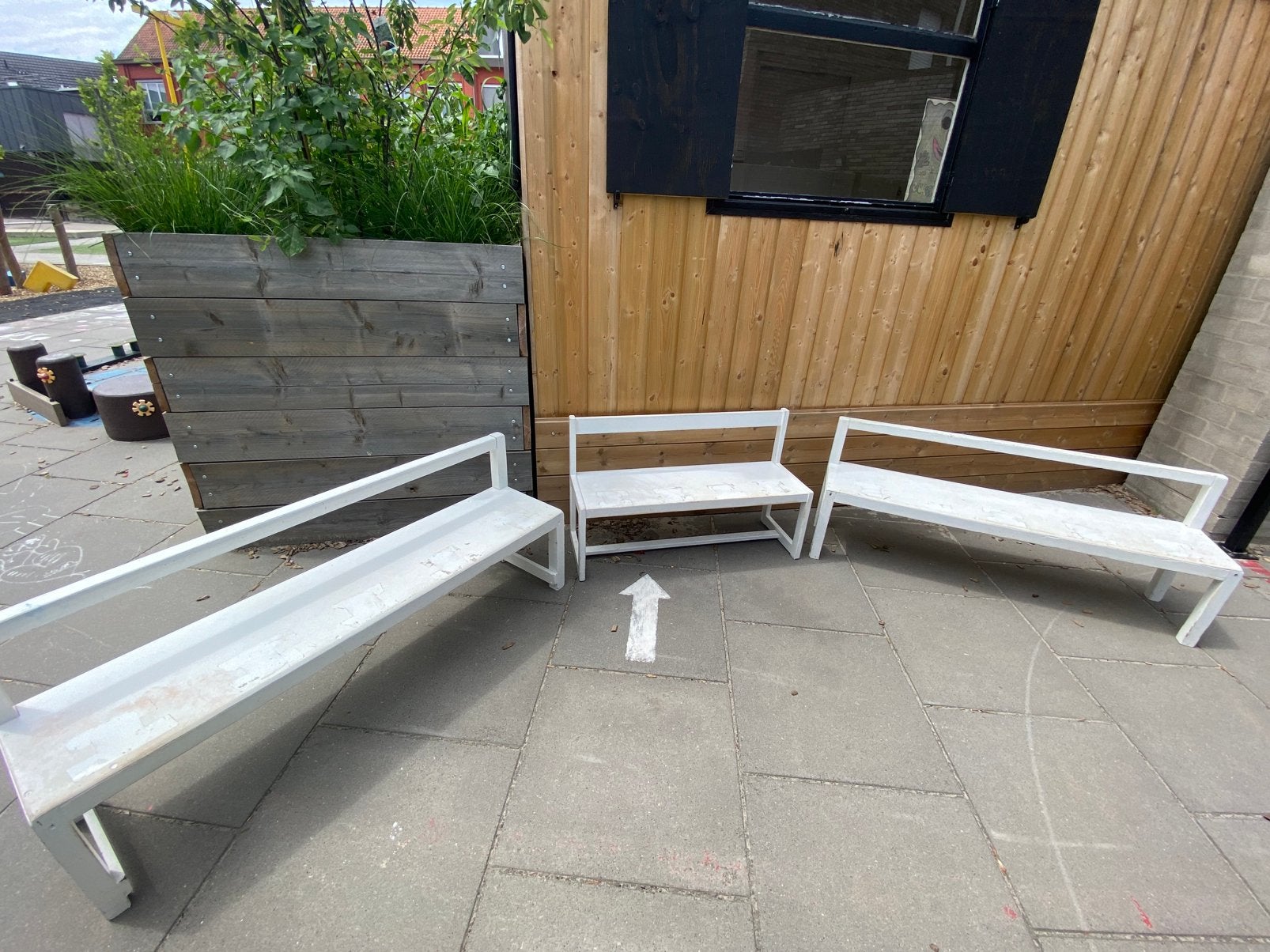 3 Kinderbankjes, Ophalen, Zo goed als nieuw