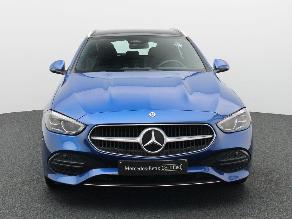Mercedes-Benz C 300 e Break Luxury Line + PANORAMISCH DAK +, Auto's, Mercedes-Benz, Automaat, Parkeersensor, Achterwielaandrijving