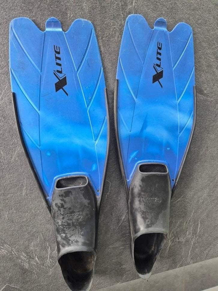 zwemvliezen- Maat 45-46, Watersport en Boten, Ophalen, Gebruikt, Snorkelvinnen