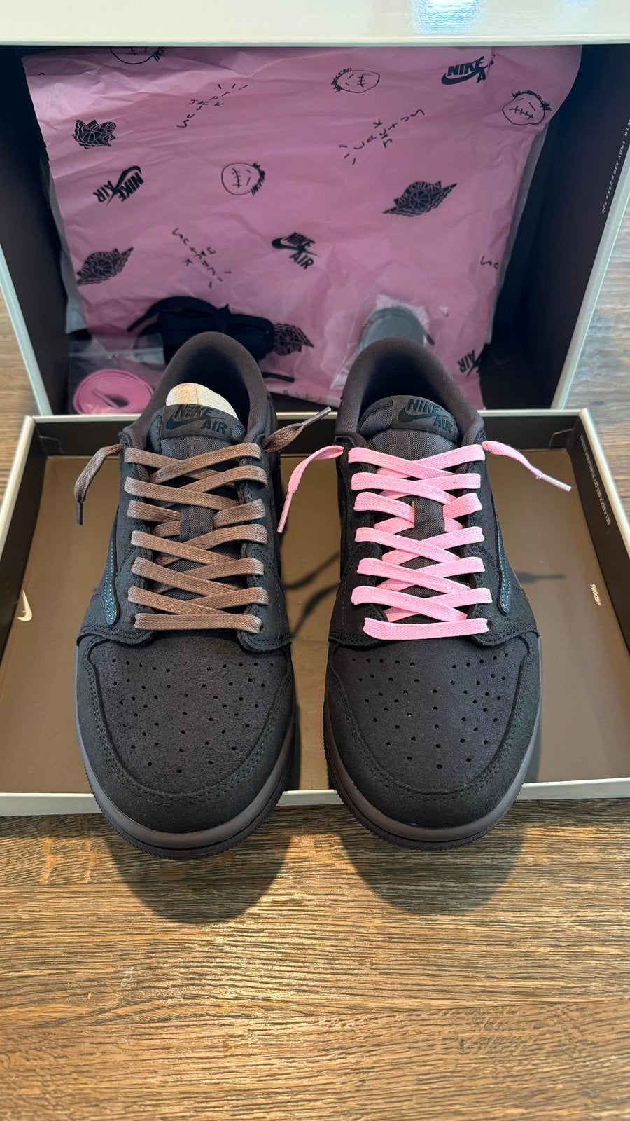 Nike Air Jordan 1 Low Travis Scott Velvet Brown, Vêtements | Hommes, Chaussures, Neuf, Enlèvement ou Envoi, Brun, Baskets