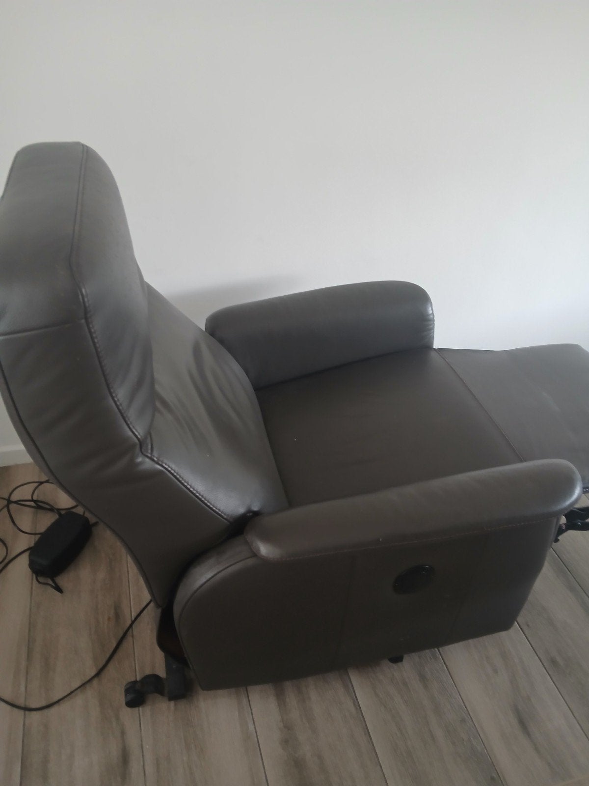 elektrische relax zetel, Ophalen, Gebruikt, Minder dan 75 cm, Leer