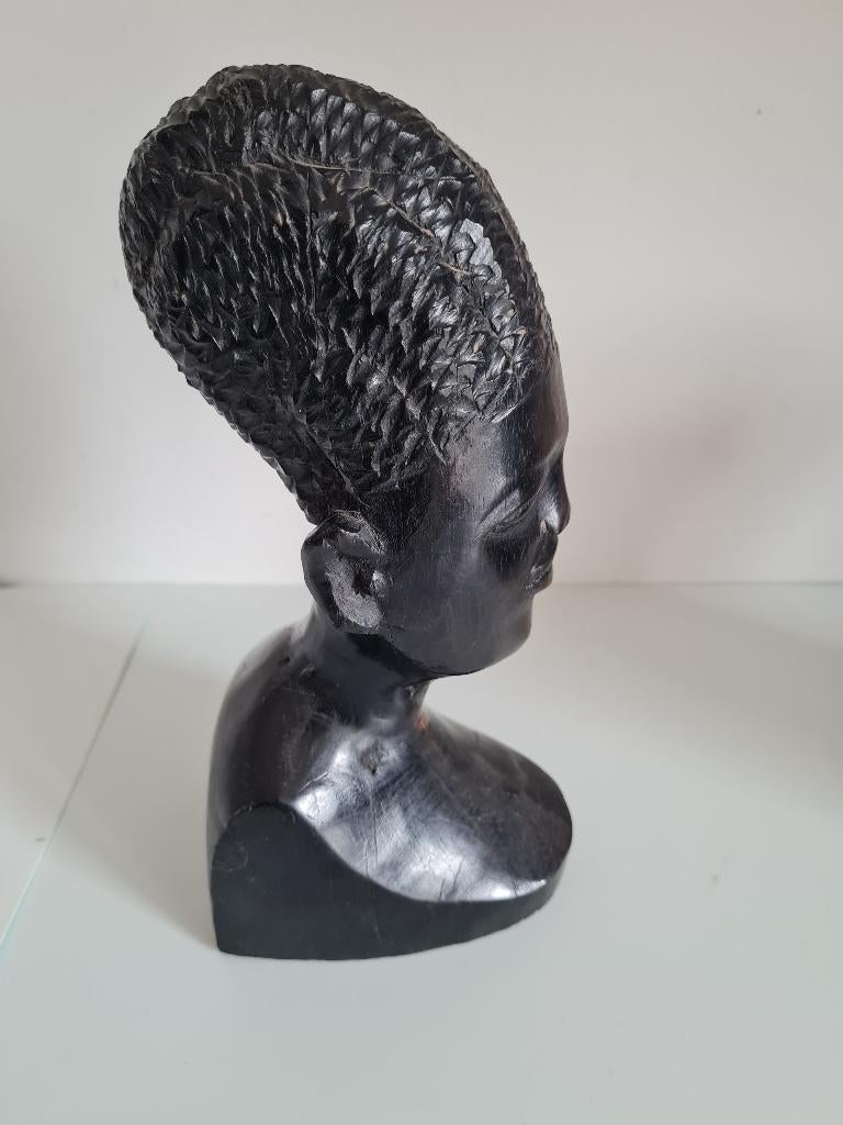 Mooie buste van Afrikaanse vrouw, Antiek en Kunst, Ophalen of Verzenden