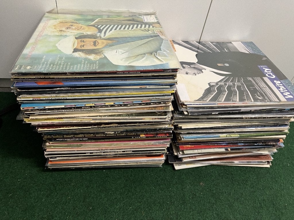 Lot van 180 lp's - pop, rock, soul, Frans, Nederlands, ..., Cd's en Dvd's, Ophalen, LP, Gebruikt, Pop