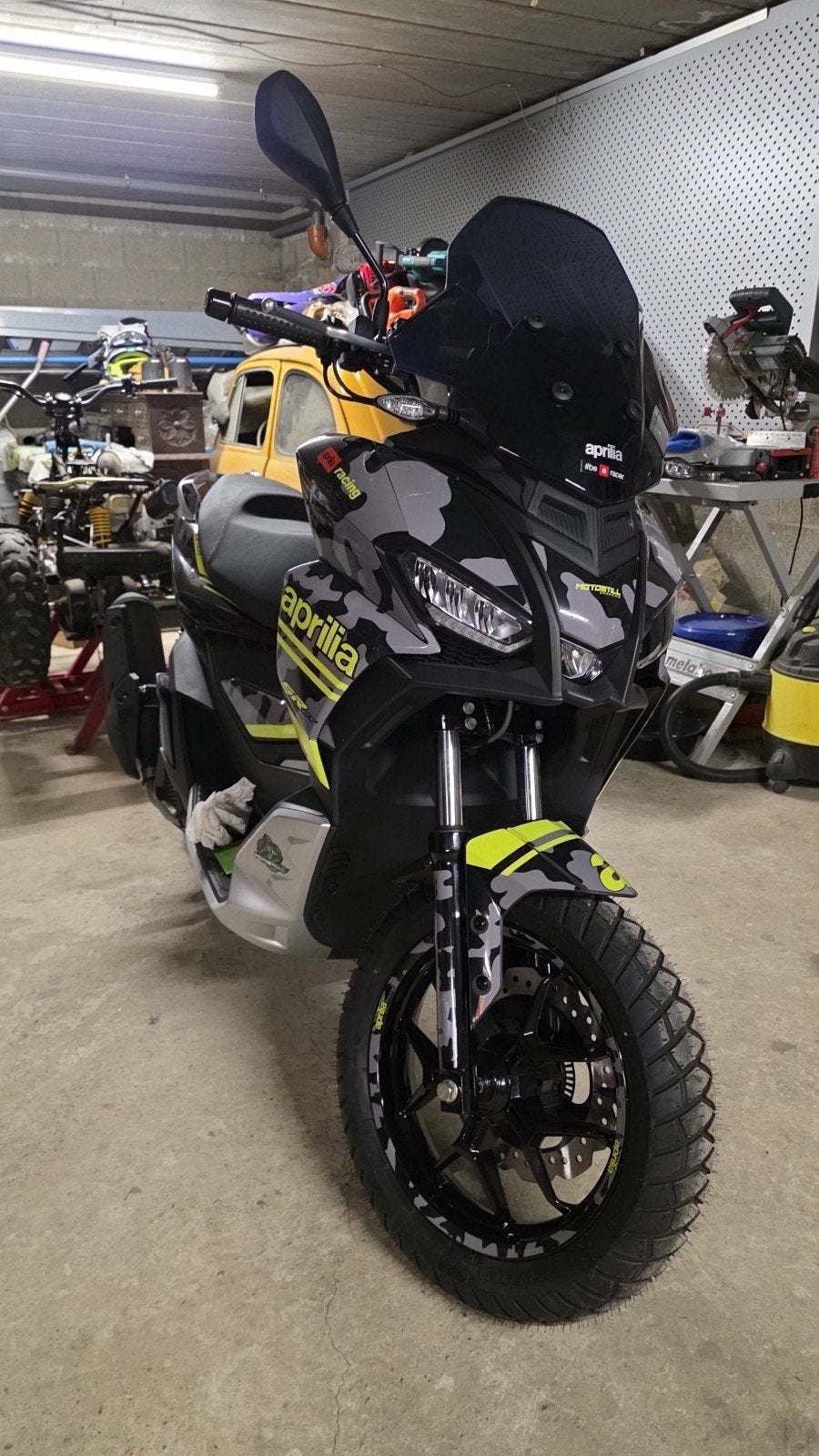 Aprilia srgt 125 cc, Particulier